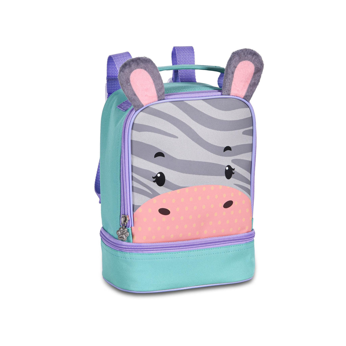 Lancheira térmica Zebra 22cm - Papelaria Encantada