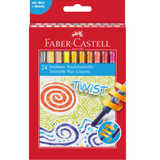 Lápis Cera Twist c/24 Faber - Castell - Papelaria Encantada