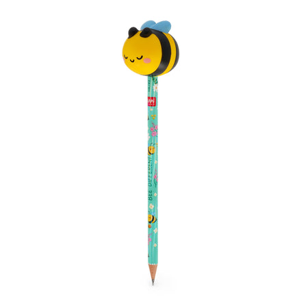 Lápis com boneco squishy Abelha - Legami - Papelaria Encantada