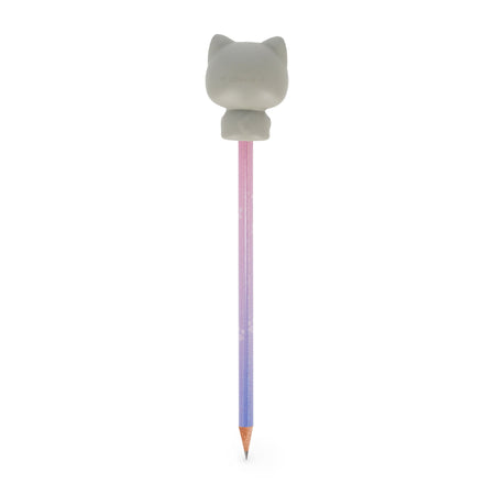 Lápis com boneco squishy Gato - Legami - Papelaria Encantada