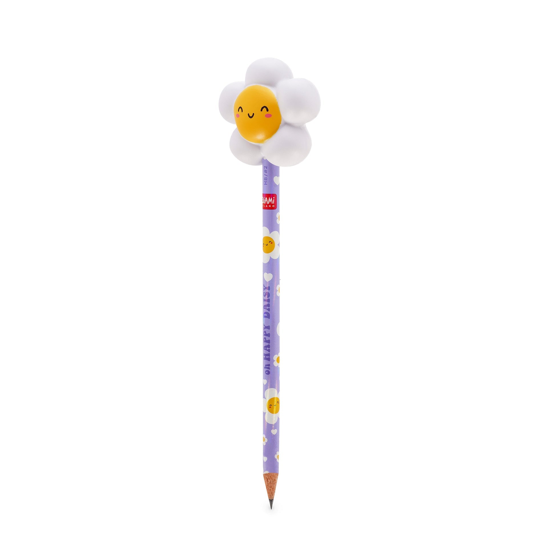Lápis com boneco squishy Margarida - Legami - Papelaria Encantada