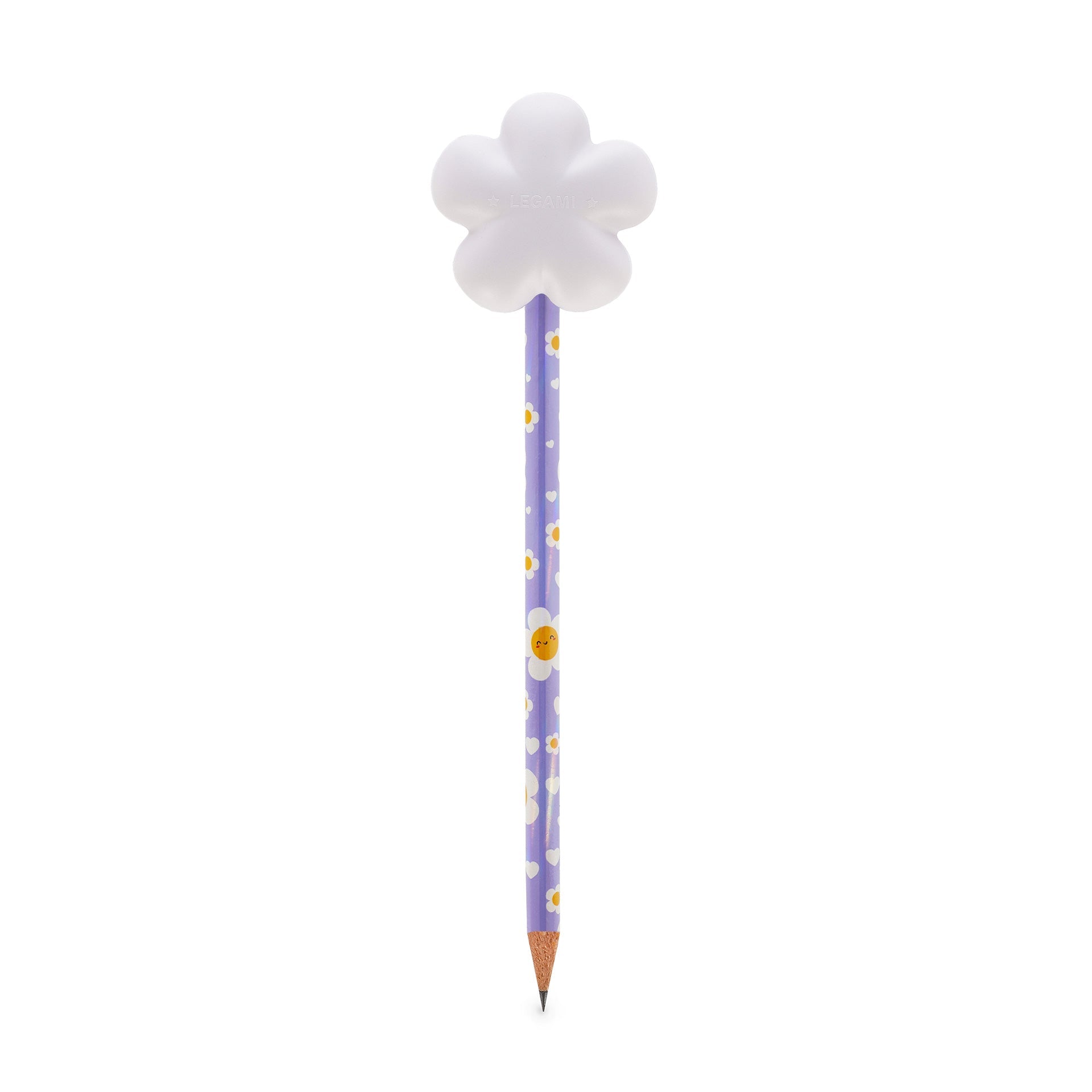 Lápis com boneco squishy Margarida - Legami - Papelaria Encantada