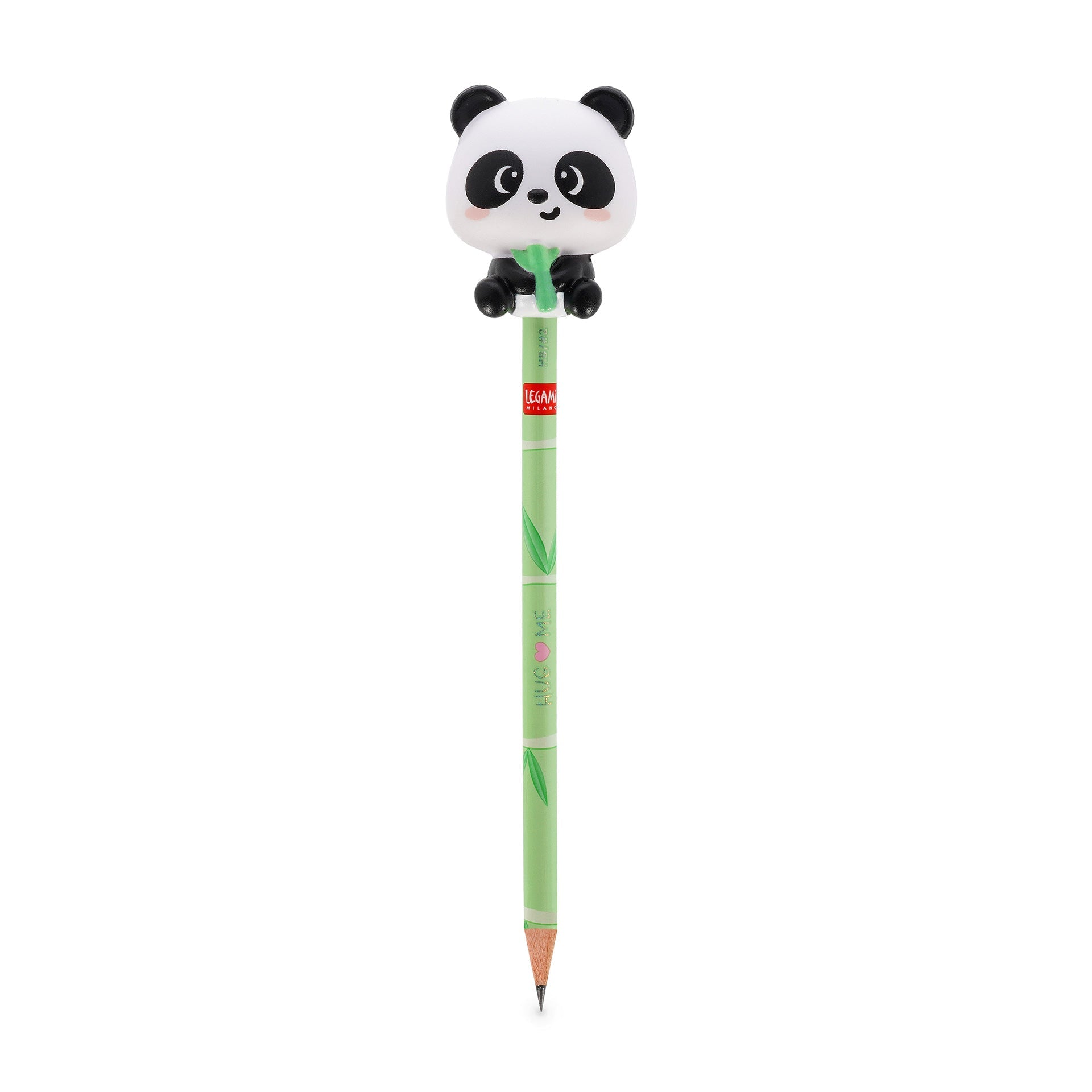 Lápis com boneco squishy Panda - Legami - Papelaria Encantada