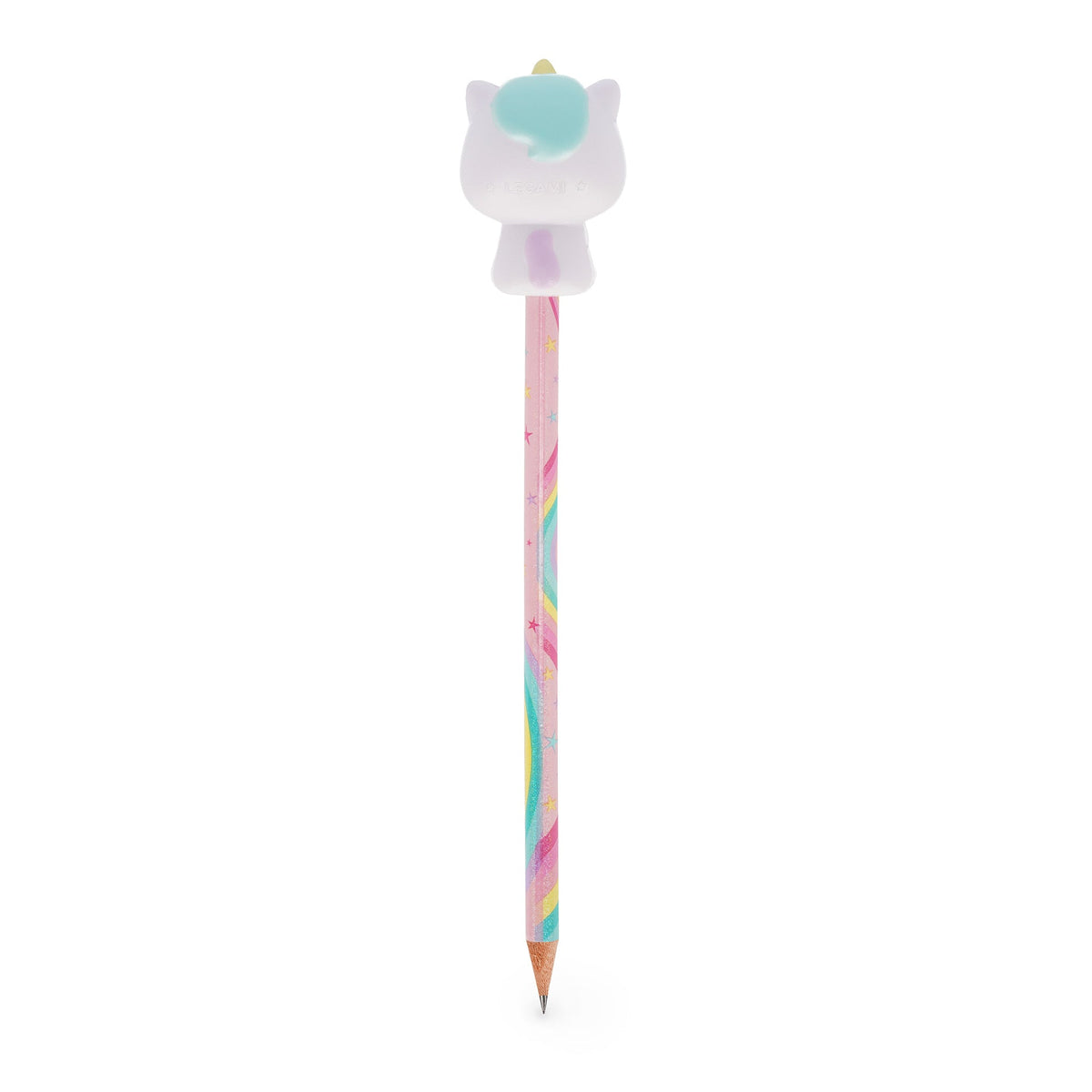 Lápis com boneco squishy Unicornio - Legami - Papelaria Encantada
