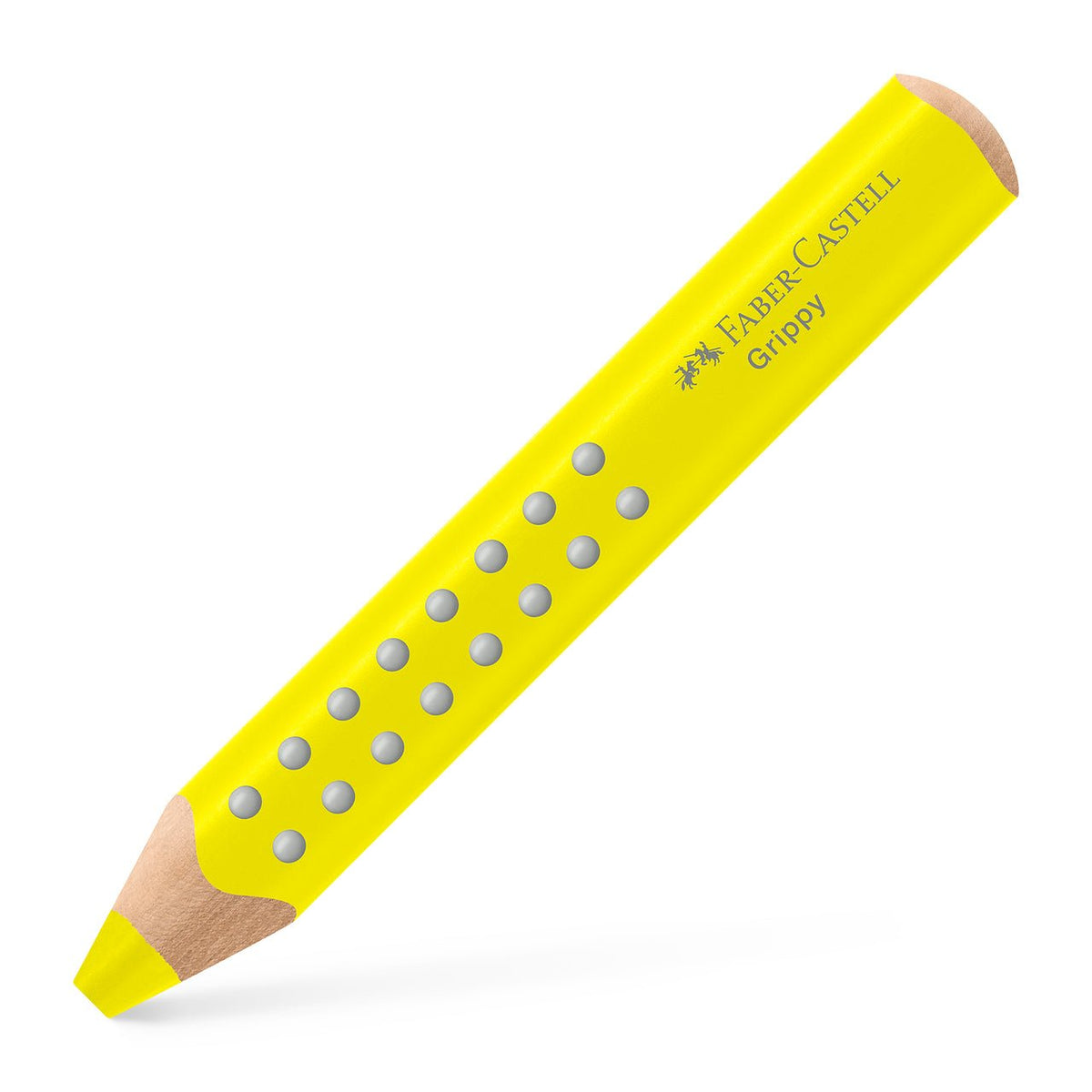 Lápis de cor grippy Faber - Castell Amarelo - Papelaria Encantada