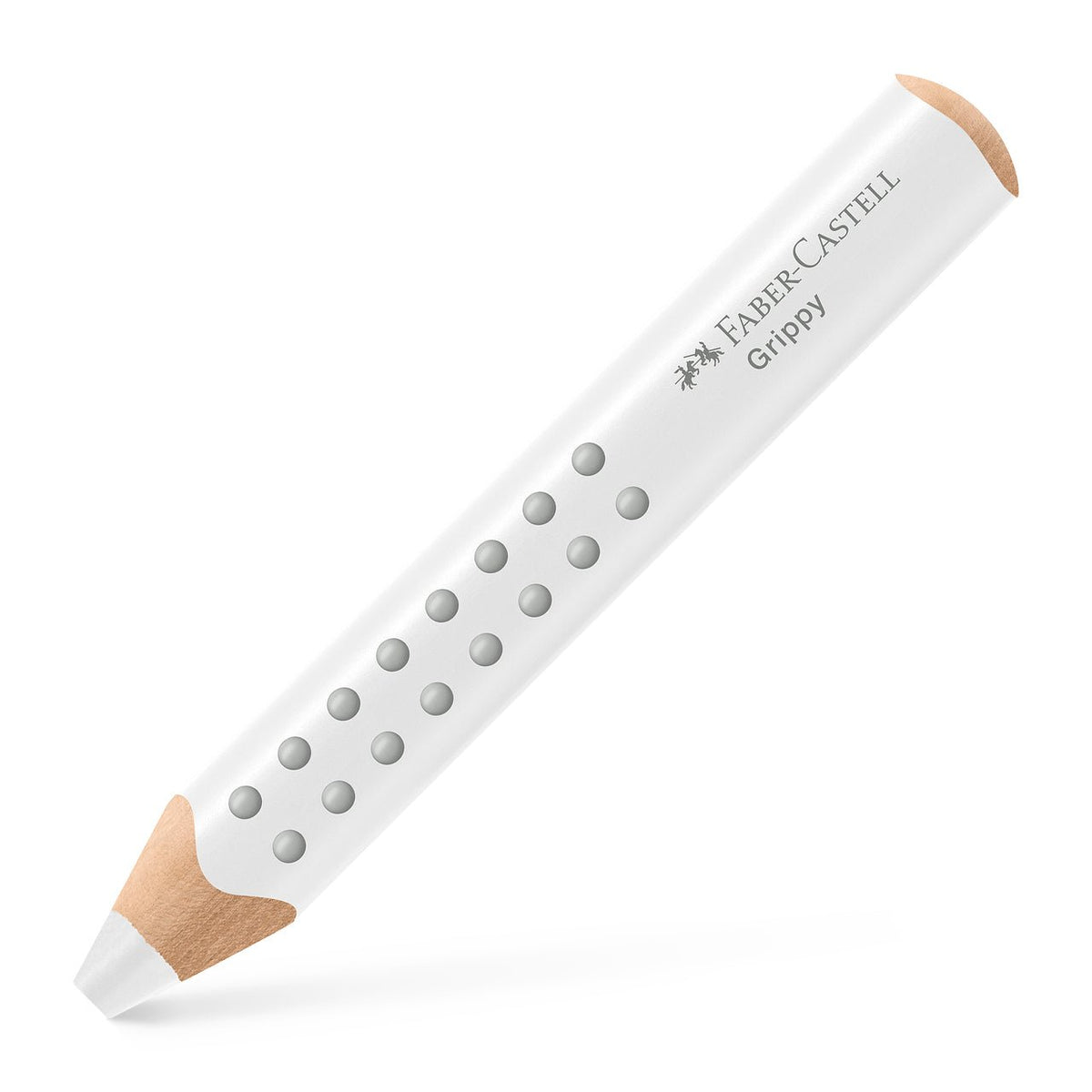 Lápis de cor grippy Faber - Castell Branco - Papelaria Encantada