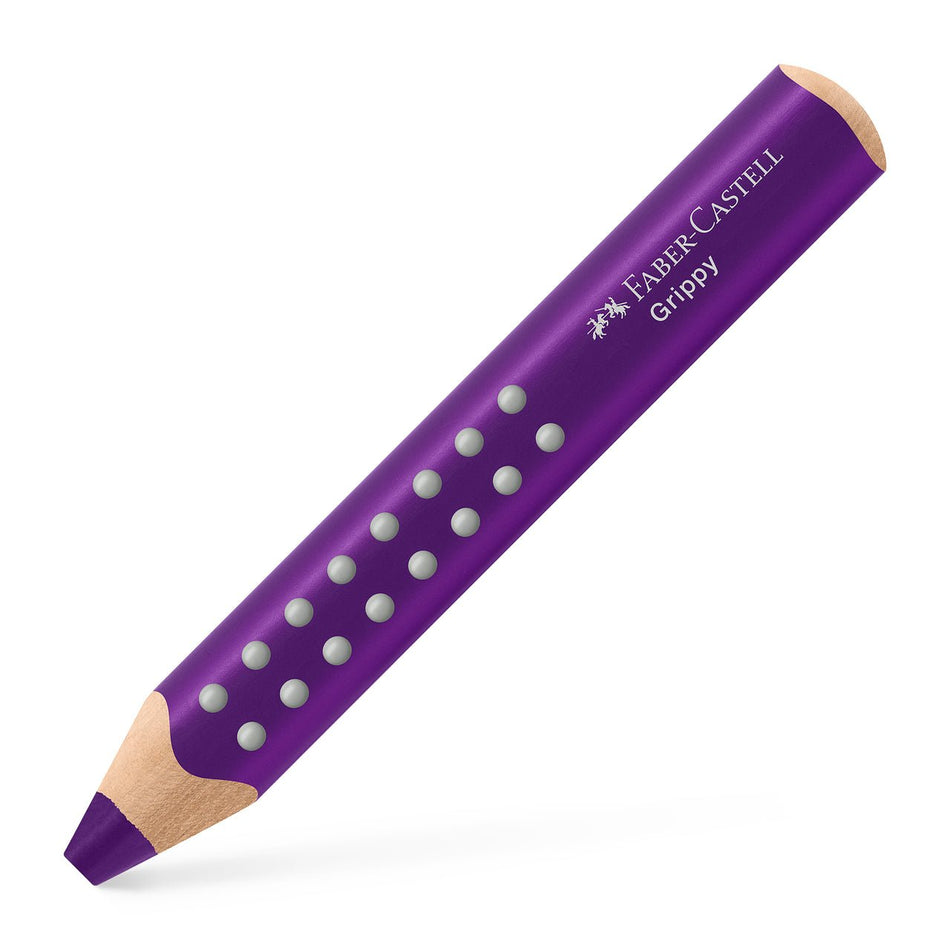 Lápis de cor grippy Faber - Castell Lilás - Papelaria Encantada