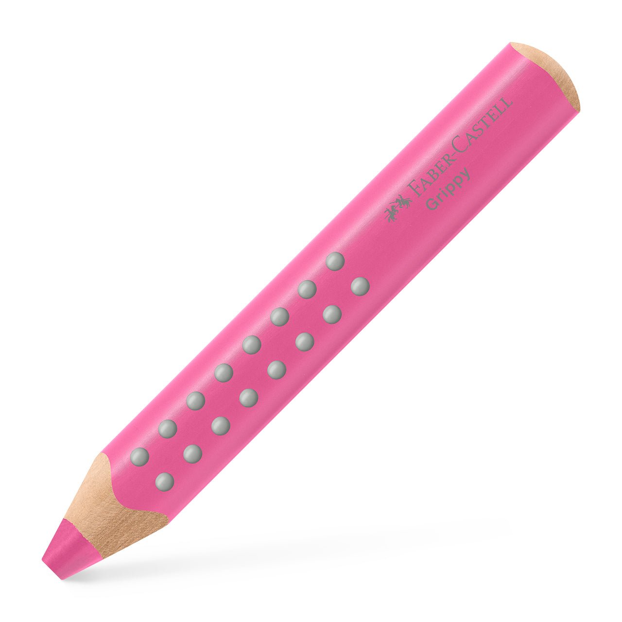 Lápis de cor grippy Faber - Castell Rosa - Papelaria Encantada