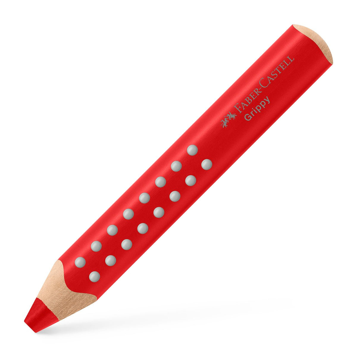 Lápis de cor grippy Faber - Castell Vermelho Morango - Papelaria Encantada