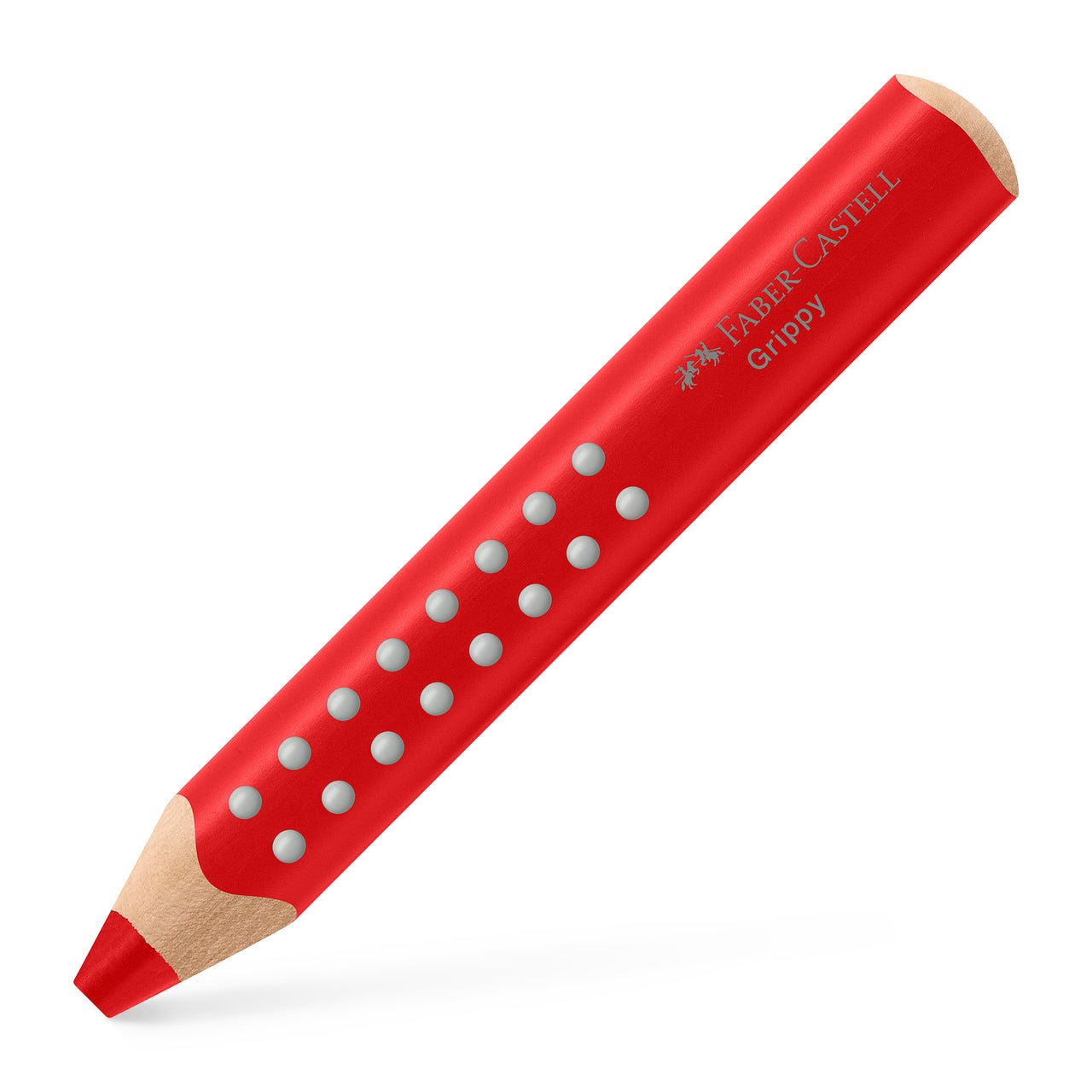 Lápis de cor grippy Faber - Castell Vermelho Morango - Papelaria Encantada