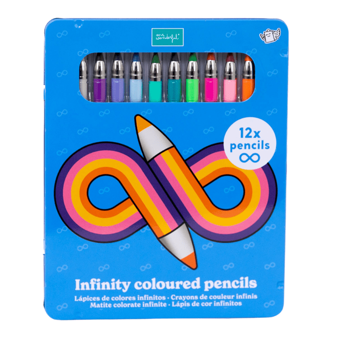 Lápis de cor infinitos para dar mais beleza ao mundo - Mr.wonderful - Papelaria Encantada