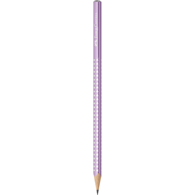 Lápis de grafite Faber - Castell Lilás Sparkle - Papelaria Encantada
