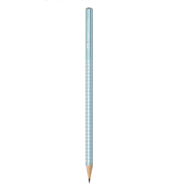Lápis de grafite Faber-Castell Sparkle - Oceano Metálico - Papelaria Encantada