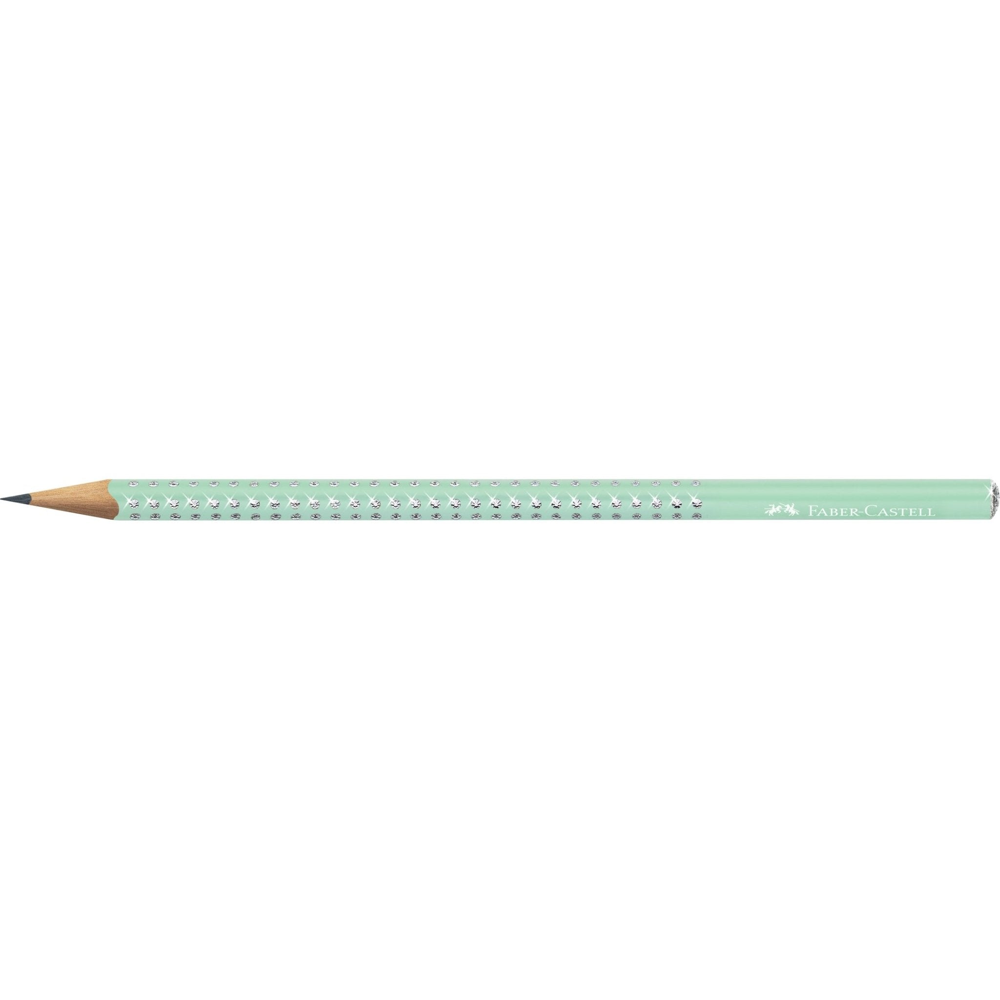 Lápis de grafite Faber - Castell Verde - água Sparkle - Papelaria Encantada
