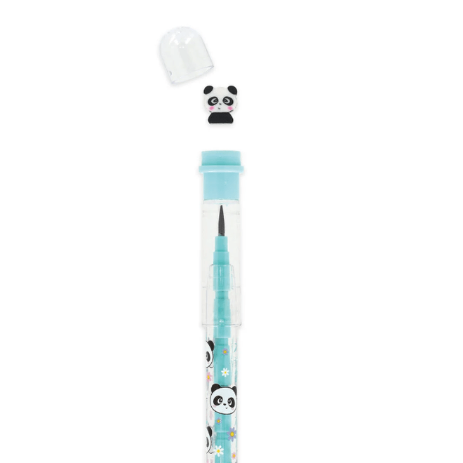 Lápis empilhável com borracha Panda Legami - Papelaria Encantada
