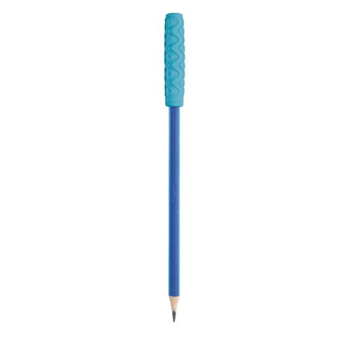 Lápis grafite MAPED Kidy Learn Concentration HB nº 2 com topper mastigável - Papelaria Encantada
