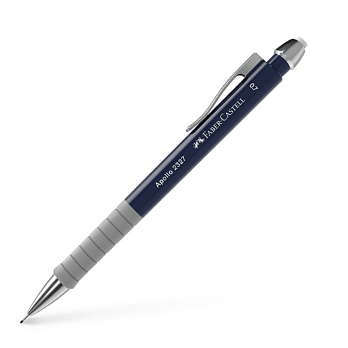 Lapiseira Apollo Faber - castell 0.7 Azul - Papelaria Encantada