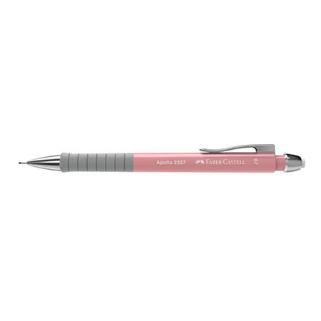 Lapiseira Apollo Faber - castell 0.7 Rosa - Papelaria Encantada