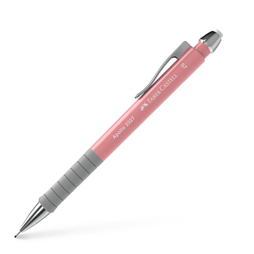 Lapiseira Apollo Faber - castell 0.7 Rosa - Papelaria Encantada