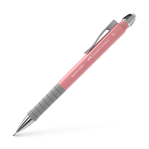 Lapiseira Apollo Faber - castell 0.7 Rosa - Papelaria Encantada