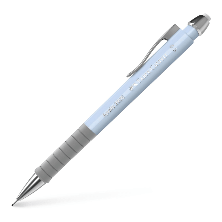 Lapiseira Apolo, Mina 0,5 mm Corpo Azul Ceu FABER - CASTELL - Papelaria Encantada