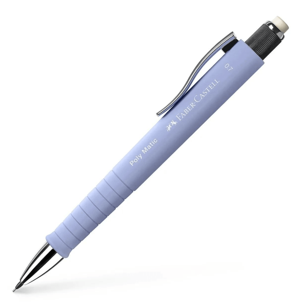 Lapiseira Faber - Castell Poly Matic 0.7 Pale Iris - Papelaria Encantada