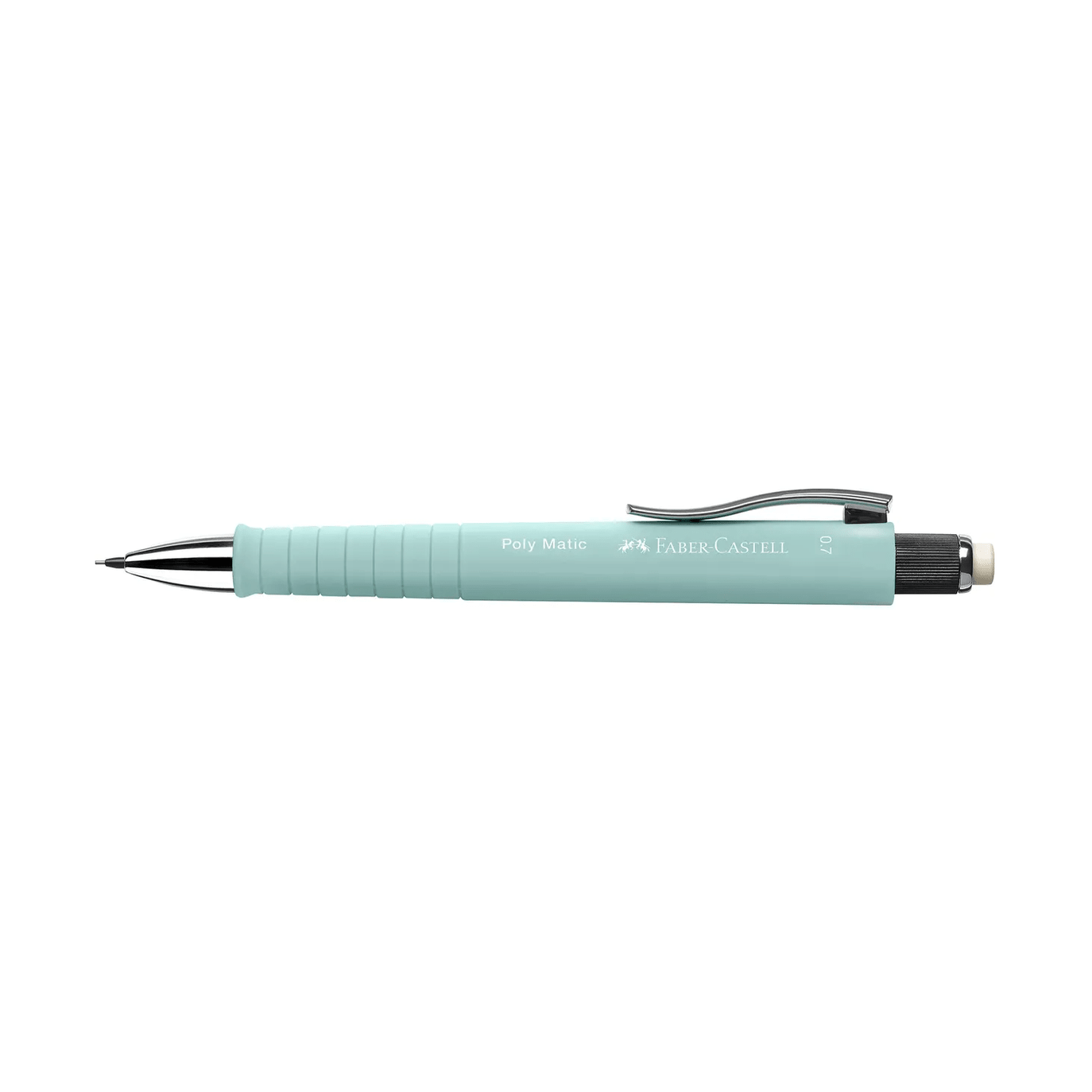 Lapiseira Faber - Castell Poly Matic 0.7 Verde Menta - Papelaria Encantada