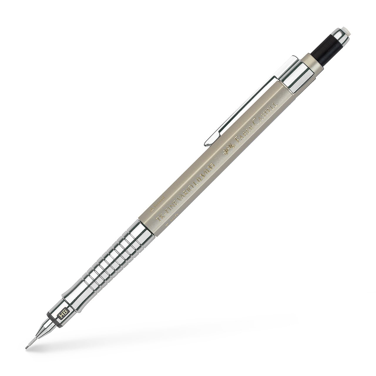 Lapiseira Faber-Castell TK Fine Vario L 0.35 champagne - Papelaria Encantada