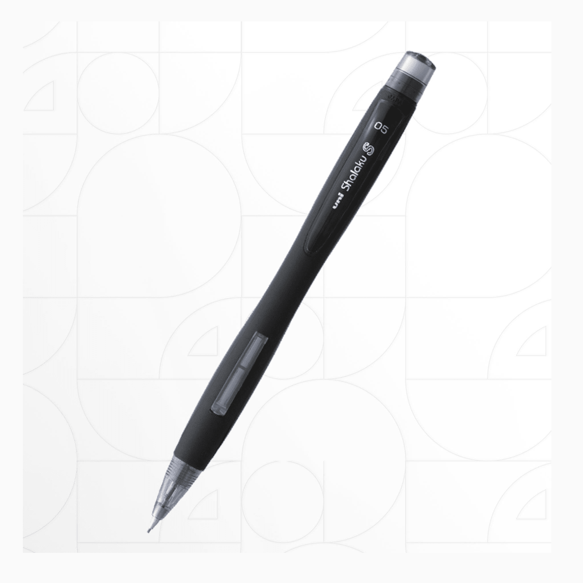 Lapiseira Uni Shalaku S 0.5 Preto - Papelaria Encantada