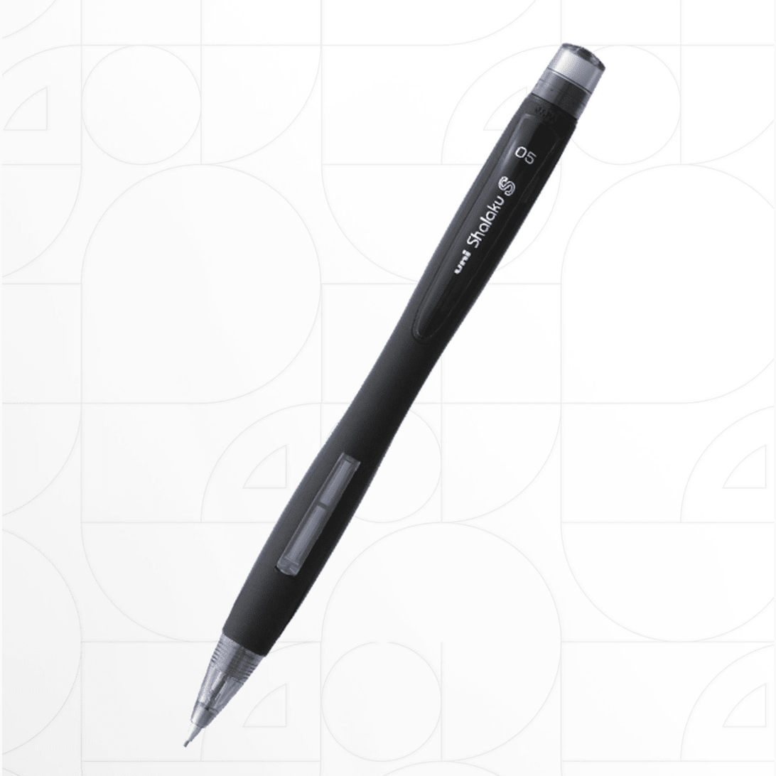 Lapiseira Uni Shalaku S 0.5 Preto - Papelaria Encantada