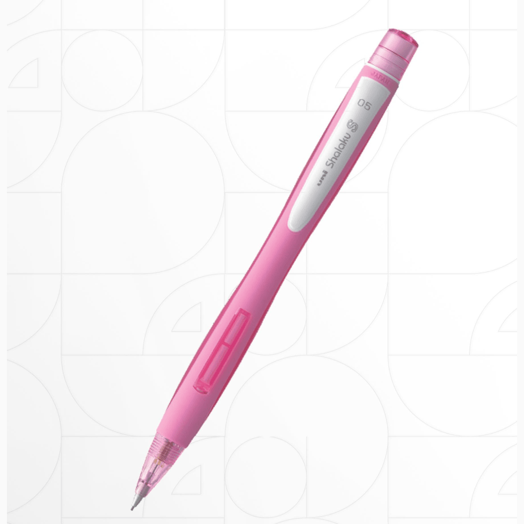 Lapiseira Uni Shalaku S 0.5 Rosa - Papelaria Encantada