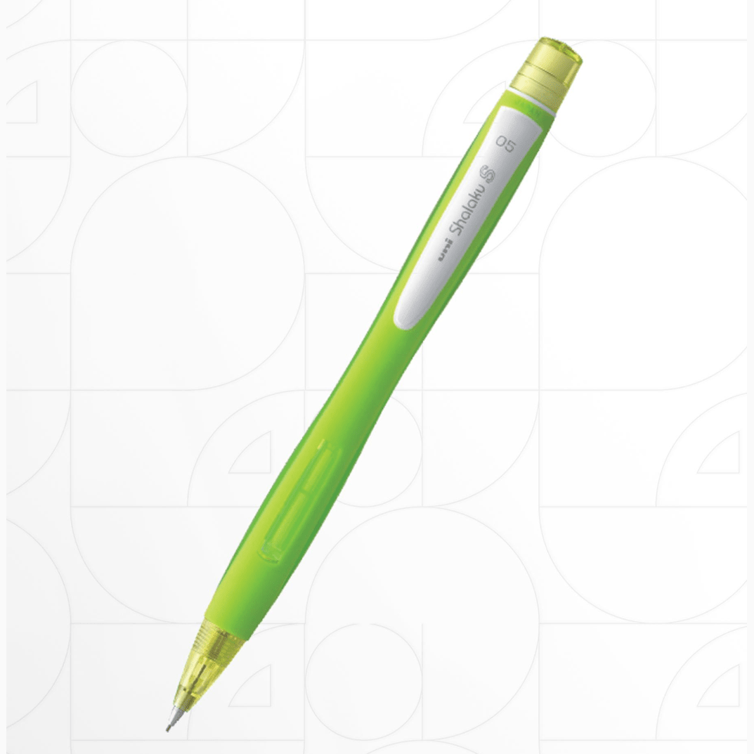 Lapiseira Uni Shalaku S 0.5 Verde - Papelaria Encantada