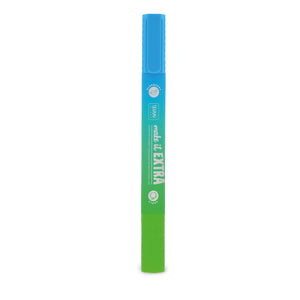 Sublinhador gigante perfumado Legami Make It Extra azul e verde