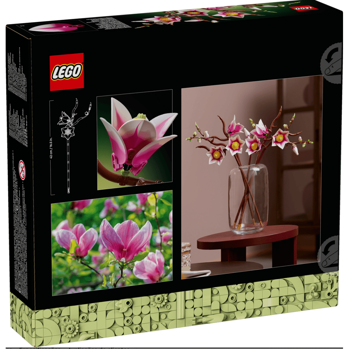 LEGO Botanical Collection Ramos de magnólia 11510 - Papelaria Encantada