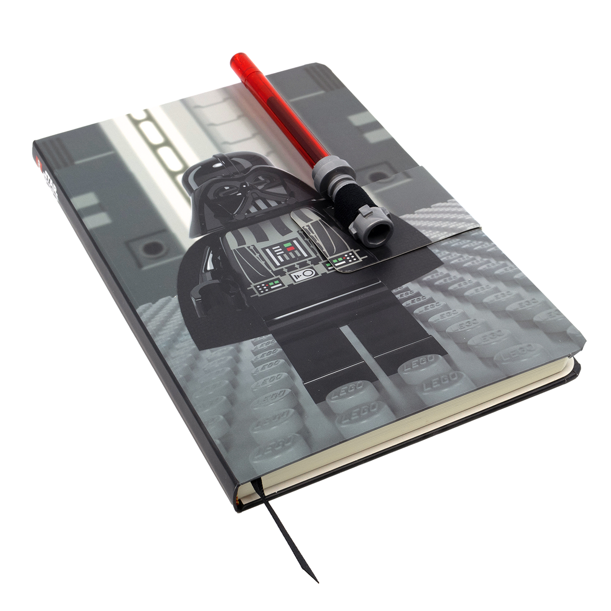 Caderno A5 LEGO Star Wars Darth Vader com Caneta Sabre de Luz