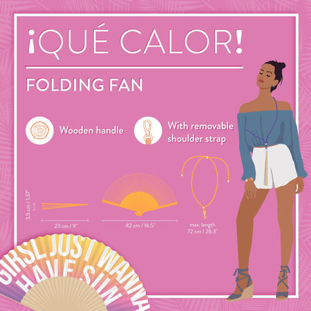 Leque Legami "Girls just wanna have sun" - Papelaria Encantada
