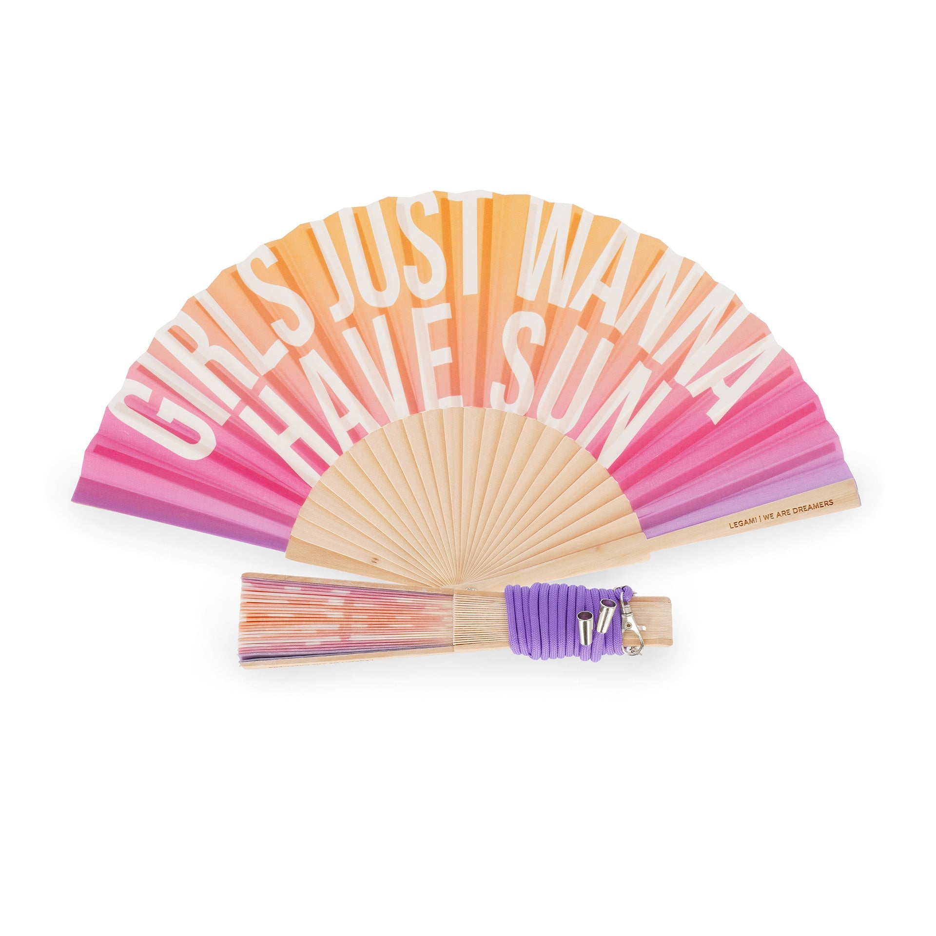 Leque Legami "Girls just wanna have sun" - Papelaria Encantada