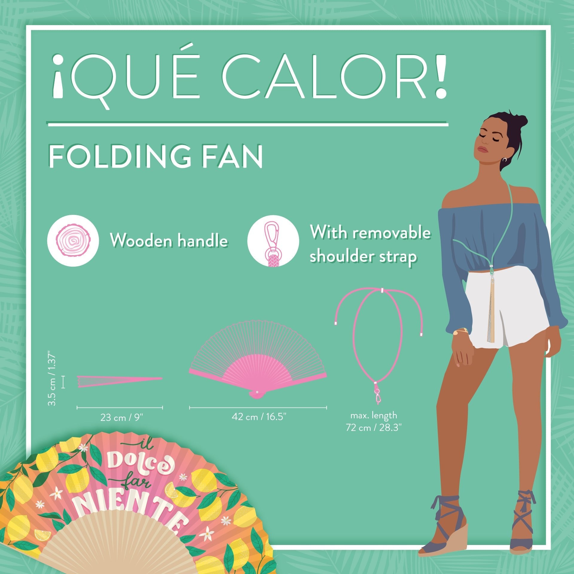 Leque Legami Noite caliente - Papelaria Encantada