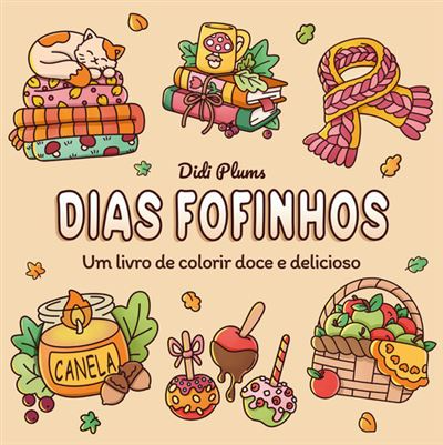 Livro colorir - Dias Fofinhos - Papelaria Encantada