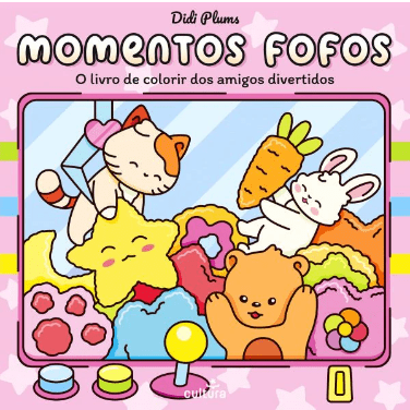 Livro colorir - Momentos Fofos - Papelaria Encantada