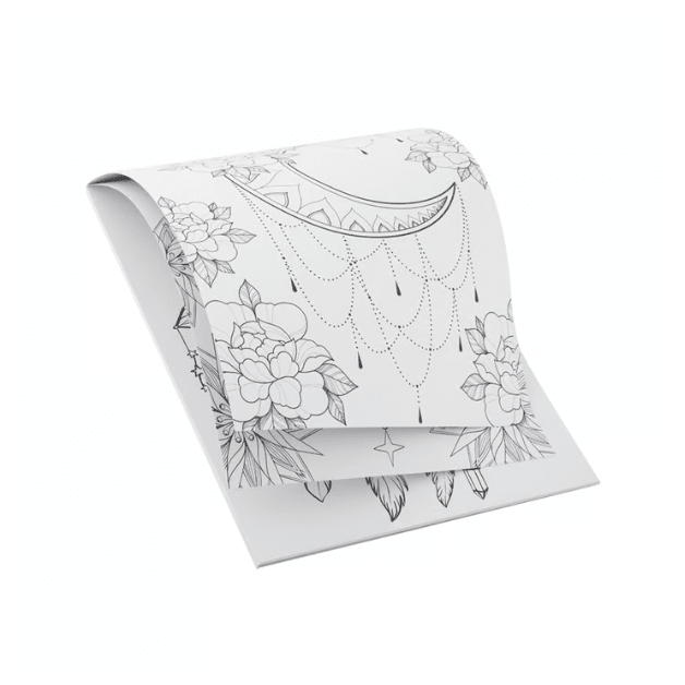 Livro de Colorir com 20 Folhas Bohemian Vibes - Papelaria Encantada