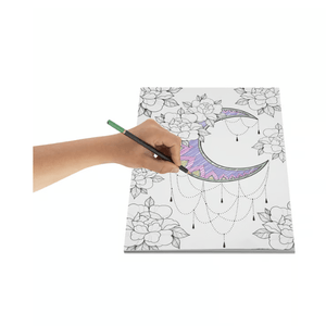 Livro de Colorir com 20 Folhas Bohemian Vibes - Papelaria Encantada