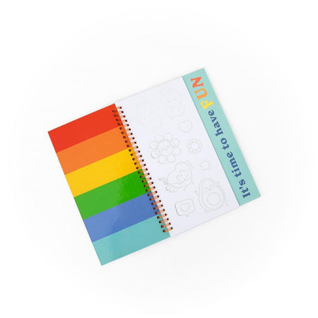 Livro de colorir e autocolantes - It's time to have fun Mr.wonderful - Papelaria Encantada