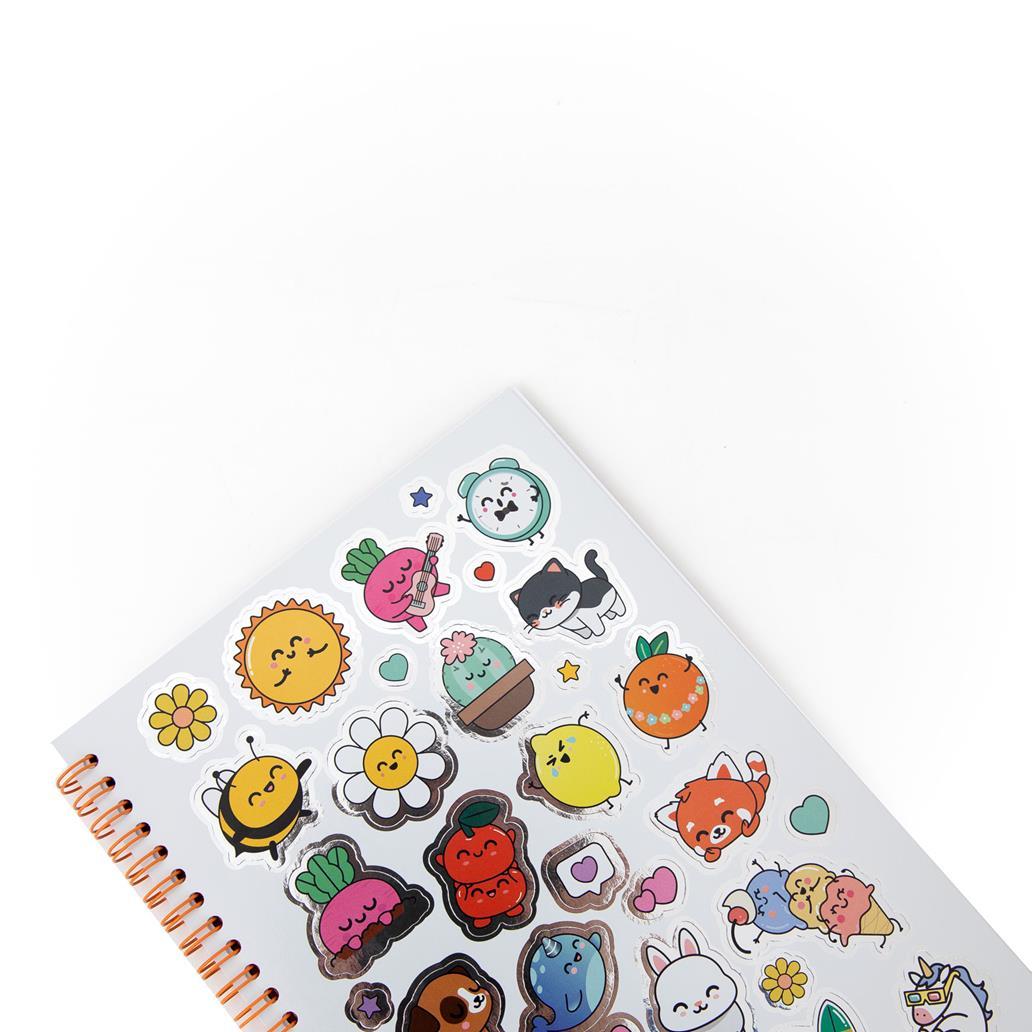 Livro de colorir e autocolantes - It's time to have fun Mr.wonderful - Papelaria Encantada