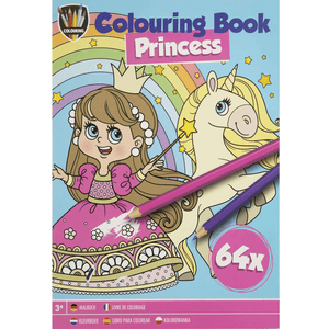 Livro para colorir 64 paginas Princesas - Papelaria Encantada