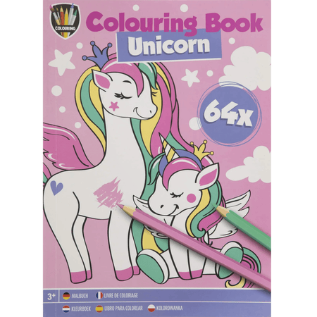 Livro para colorir 64 paginas unicornio - Papelaria Encantada