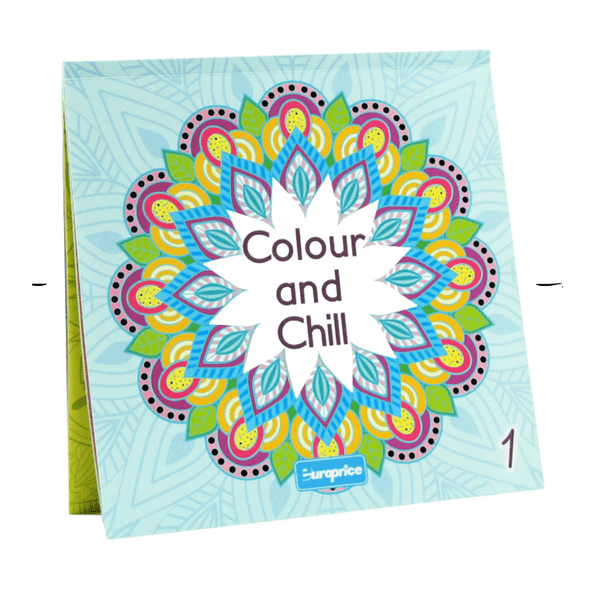 Livro para colorir - Colour and Chill – 1 - Papelaria Encantada