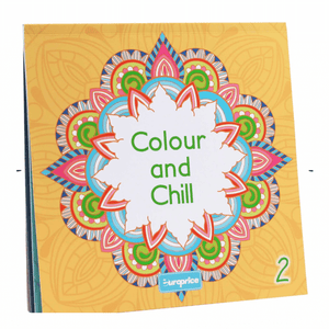Livro para colorir - Colour and Chill – 2 - Papelaria Encantada