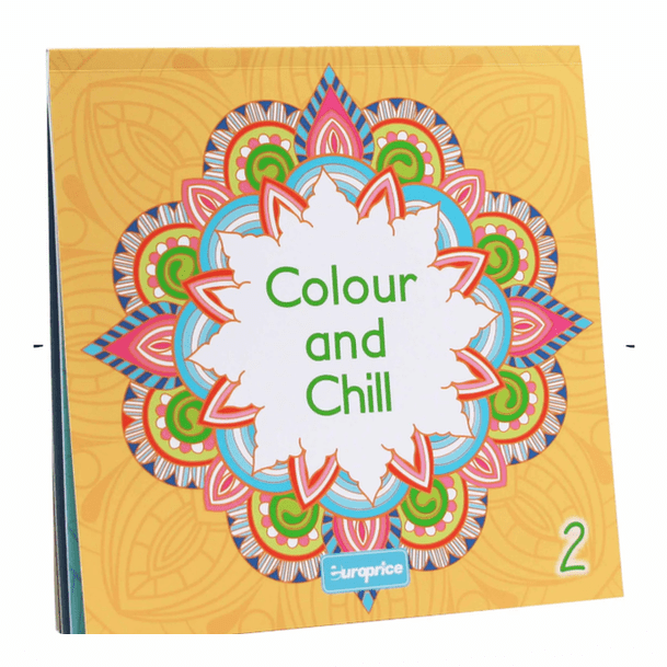 Livro para colorir - Colour and Chill – 2 - Papelaria Encantada