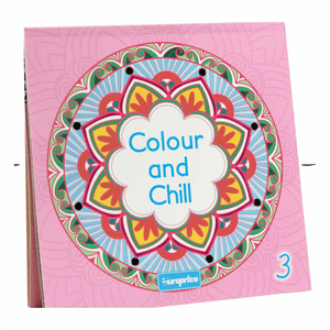 Livro para colorir - Colour and Chill – 3 - Papelaria Encantada